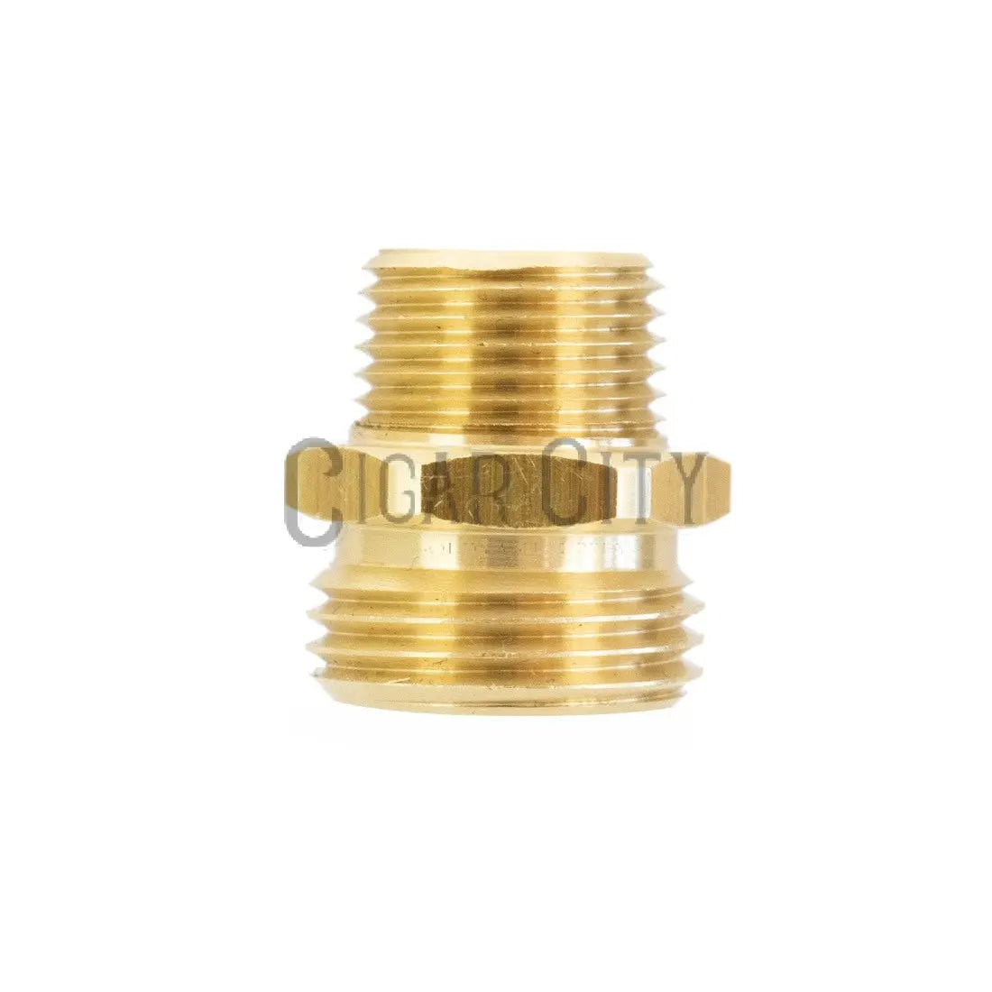 Pulex Brass Fitting - 1/2 Inch NPT-M X 3/4 Inch GH Male WindowCleaner.com