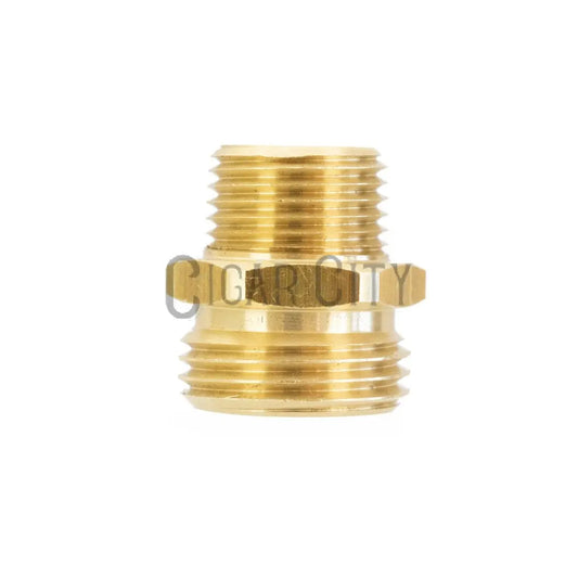 Pulex Brass Fitting - 1/2 Inch NPT-M X 3/4 Inch GH Male WindowCleaner.com