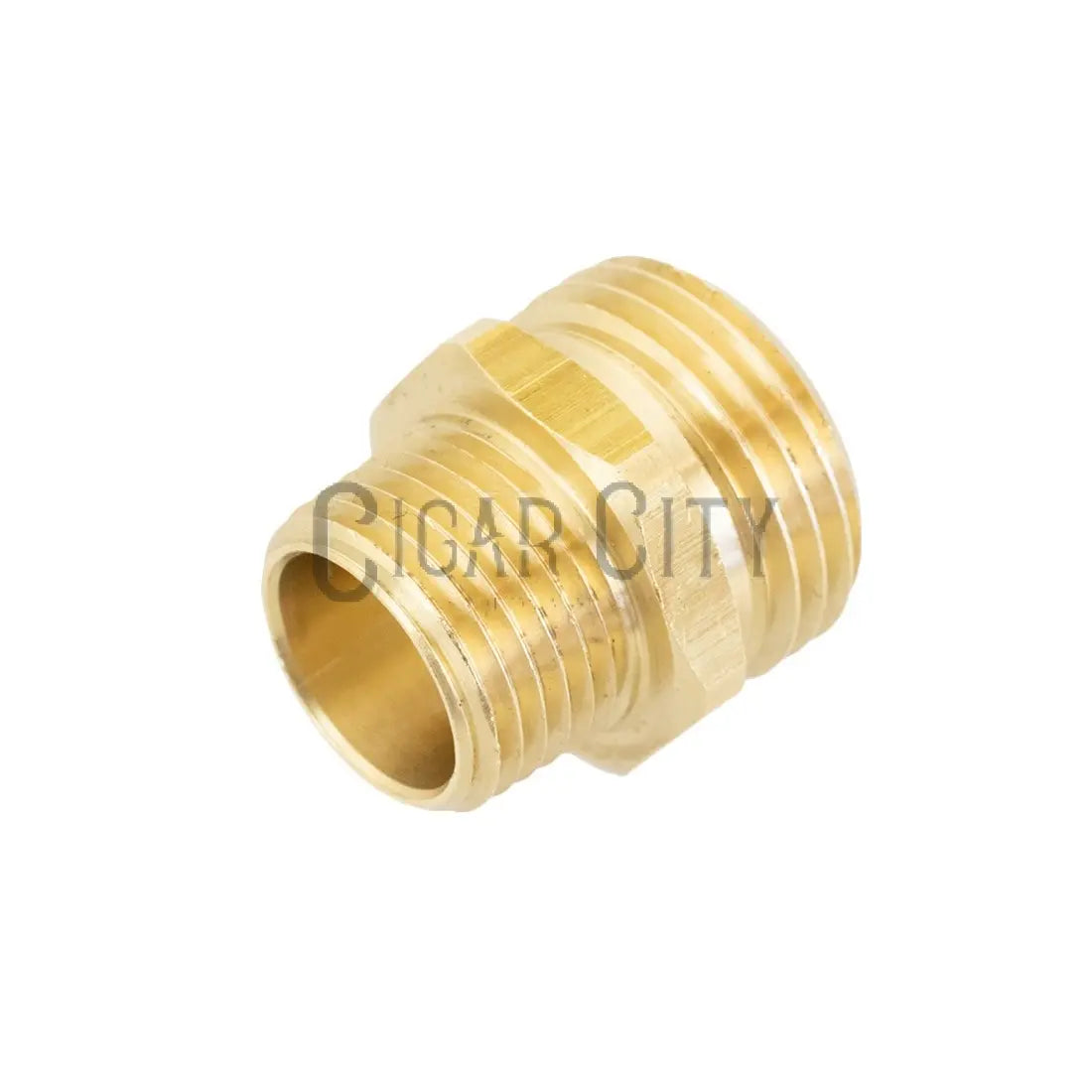 Pulex Brass Fitting - 1/2 Inch NPT-M X 3/4 Inch GH Male WindowCleaner.com