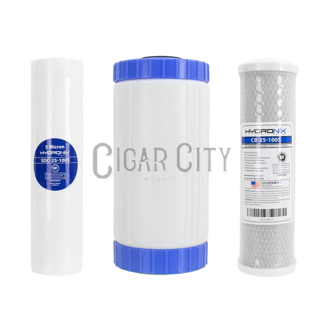 Pulex Carbon / Sediment / DI Filter Set for Hydro Cart WindowCleaner.com