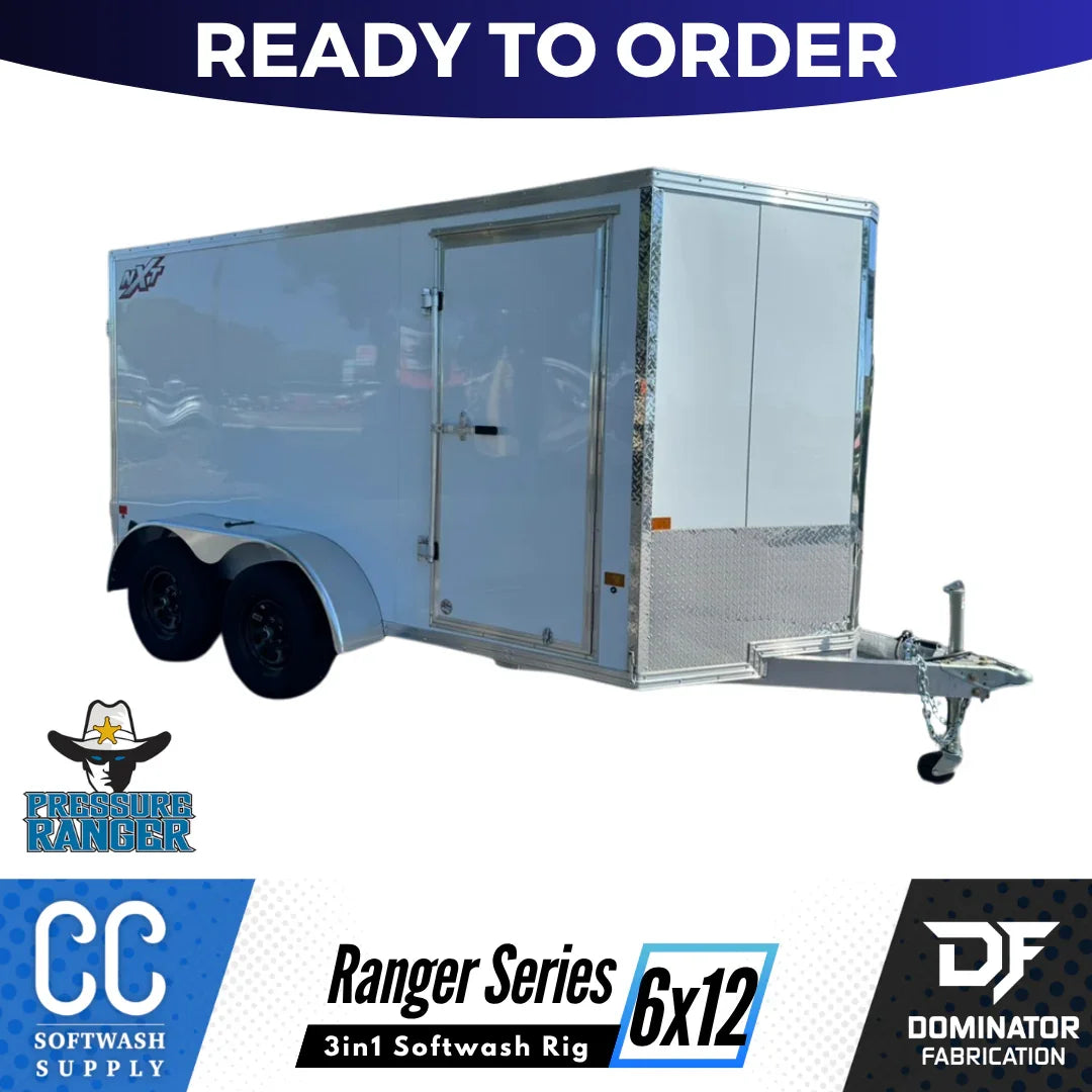 Ranger Series 6x12 3in1 Softwash Rig for professional cleaning equipment
