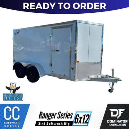 Ranger Series 6x12 3in1 Softwash Rig for professional cleaning equipment