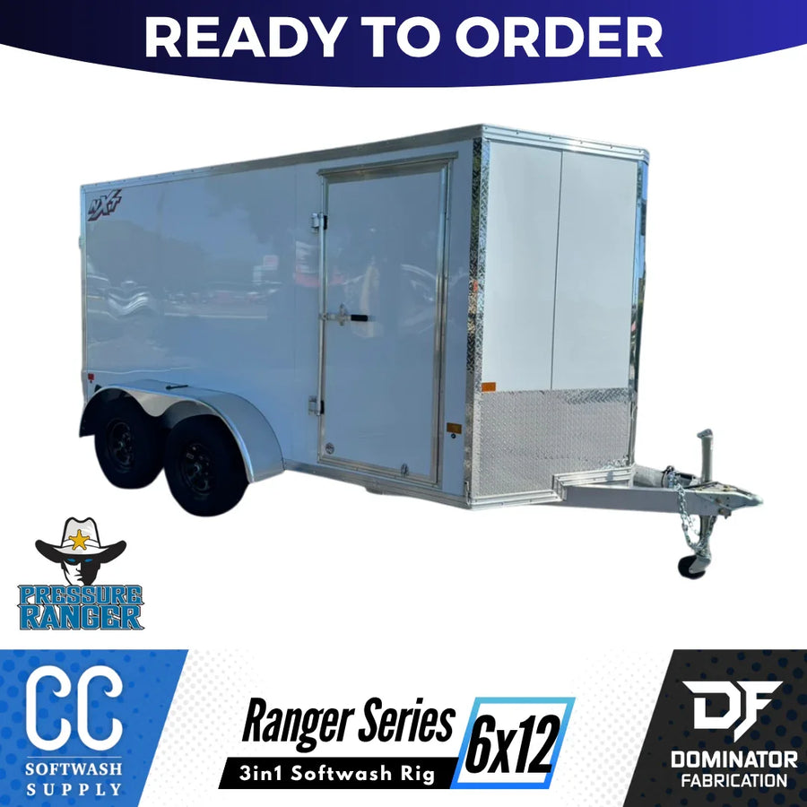 Ranger Series 6x12 3in1 Softwash Rig for professional cleaning equipment