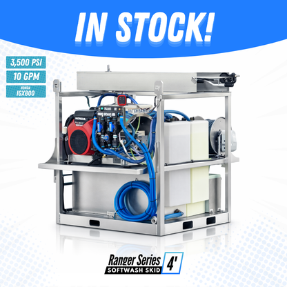 * IN STOCK READY FOR PICKUP! * 10GPM@3500psi 4' Ranger Mini - Upstream Skid