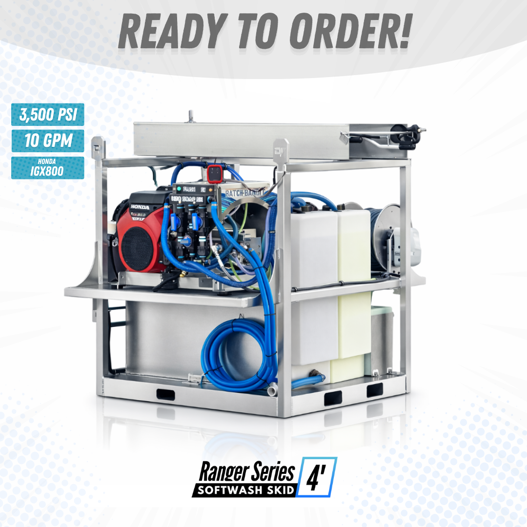 4' Ranger Mini Skid – Professional Softwash & Pressure Washing Skid System