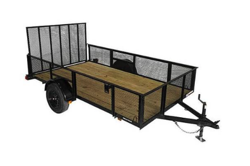 Triple Crown 6x12 Single Axle Trailer 2' Mesh Sides