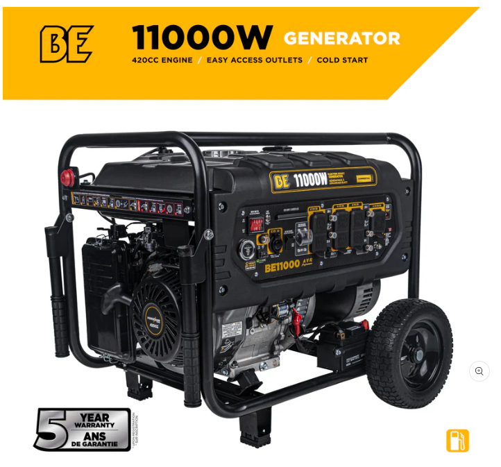 BE 11,000 Watt Generator