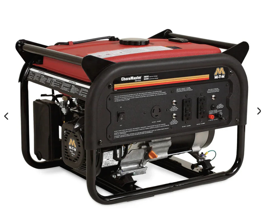 Mi-T-M ChoreMaster 3600 portable generator for softwash cleaning equipment power