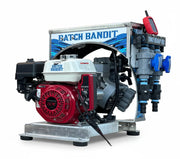 Batch Bandit softwash system with Honda GX200 engine, H2O Soap SK, and pressure control for professional cleaning