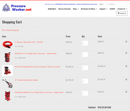 Sirocco PEV2/30 Vacuum - New Old Stock