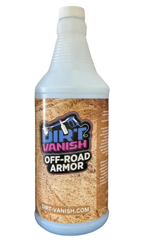 Dirt Vanish Off-Road Armor – Shine & Protection for Hardworking Machines | 32oz Bottle