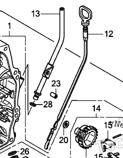 Honda GX Engine Dipstick 15655-Z6L-000