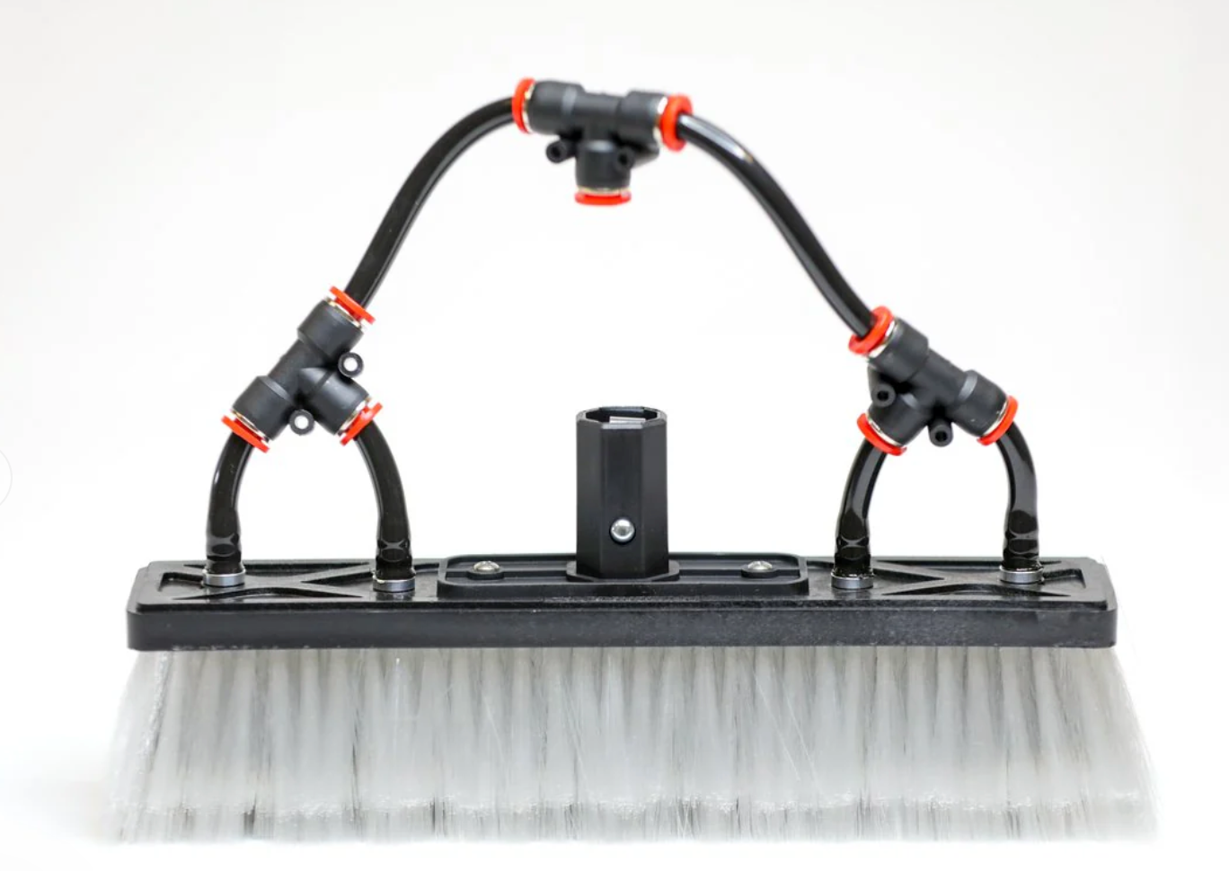 Tucker USA Dual Trim Water Fed Brush - Boar and Nylon Hybrid with 4 Pencil Jets T-12HY-LT-PP