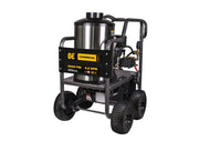 Commercial 4000 PSI 4.2 GPM softwash pressure washer with Honda engine and wheeled frame