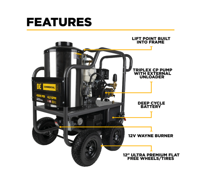 BE Hot Water GX390 w/ General HW4013HG