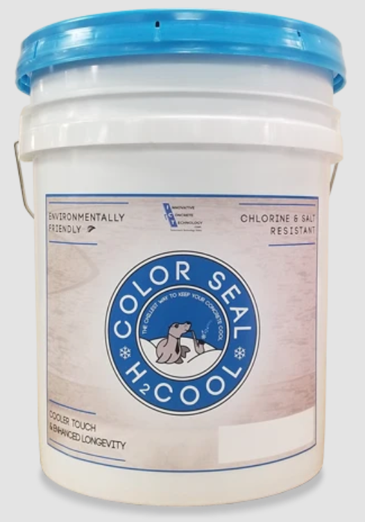 Color Seal H₂O | H2Cool Technology | Color Acrylic Sealer for Concrete- 5 Gallon