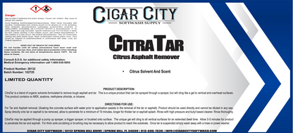 CitraTar – Citrus Solvent Asphalt Remover | Heavy-Duty Degreaser