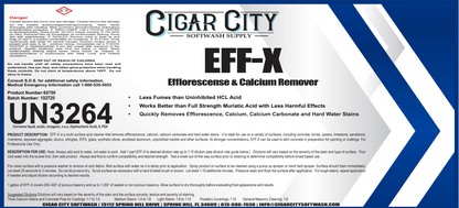 EFF-X Efflorescence & Calcium Remover – 1 Gallon (62750-01CS)