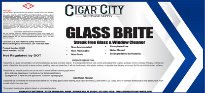 Glass Brite – Professional Glass Cleaner for Streak-Free Shine