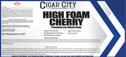 High Foam Cherry – Concentrated Vehicle Wash Soap