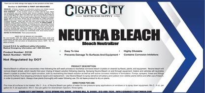 Neutra Bleach – Professional Bleach Neutralizer for Pressure Washing