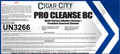 Pro Cleanse BC – Professional Bleach Neutralizer & Cleaner Concentrate