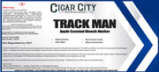 Track Man apple-scented bleach marker for soft wash cleaning solutions with safety instructions