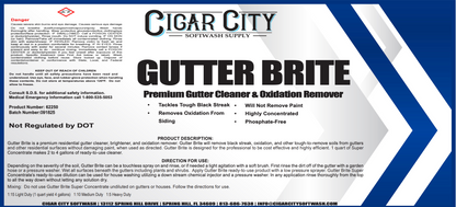 Gutter Brite – 1 Gallon Professional Gutter Cleaner