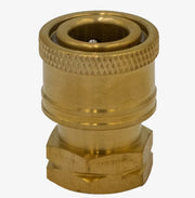 Brass quick connect fitting for softwash equipment, durable and corrosion-resistant design