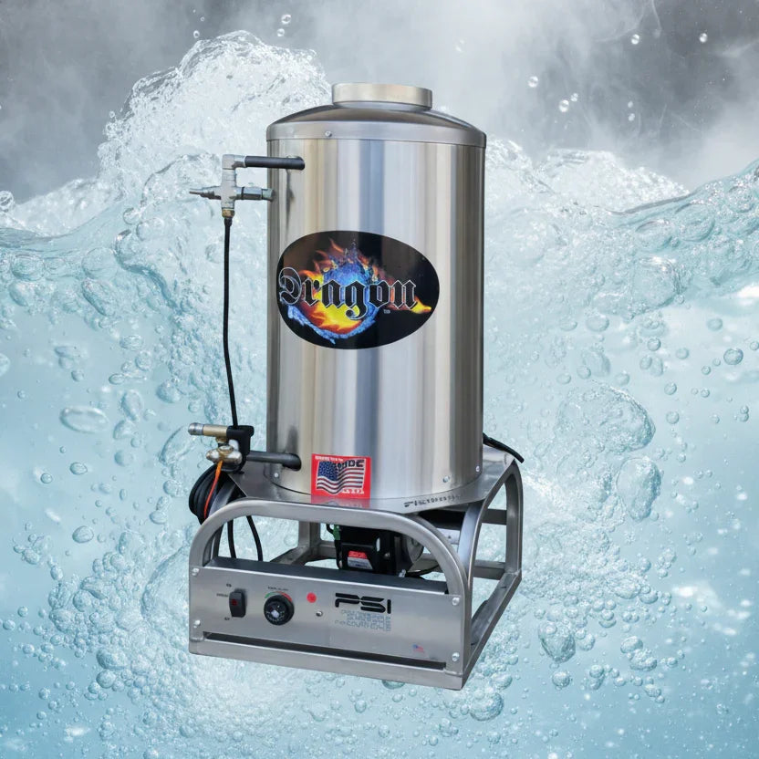 Dragon softwash pressure washer with PSI control, ideal for southeast cleaning pros