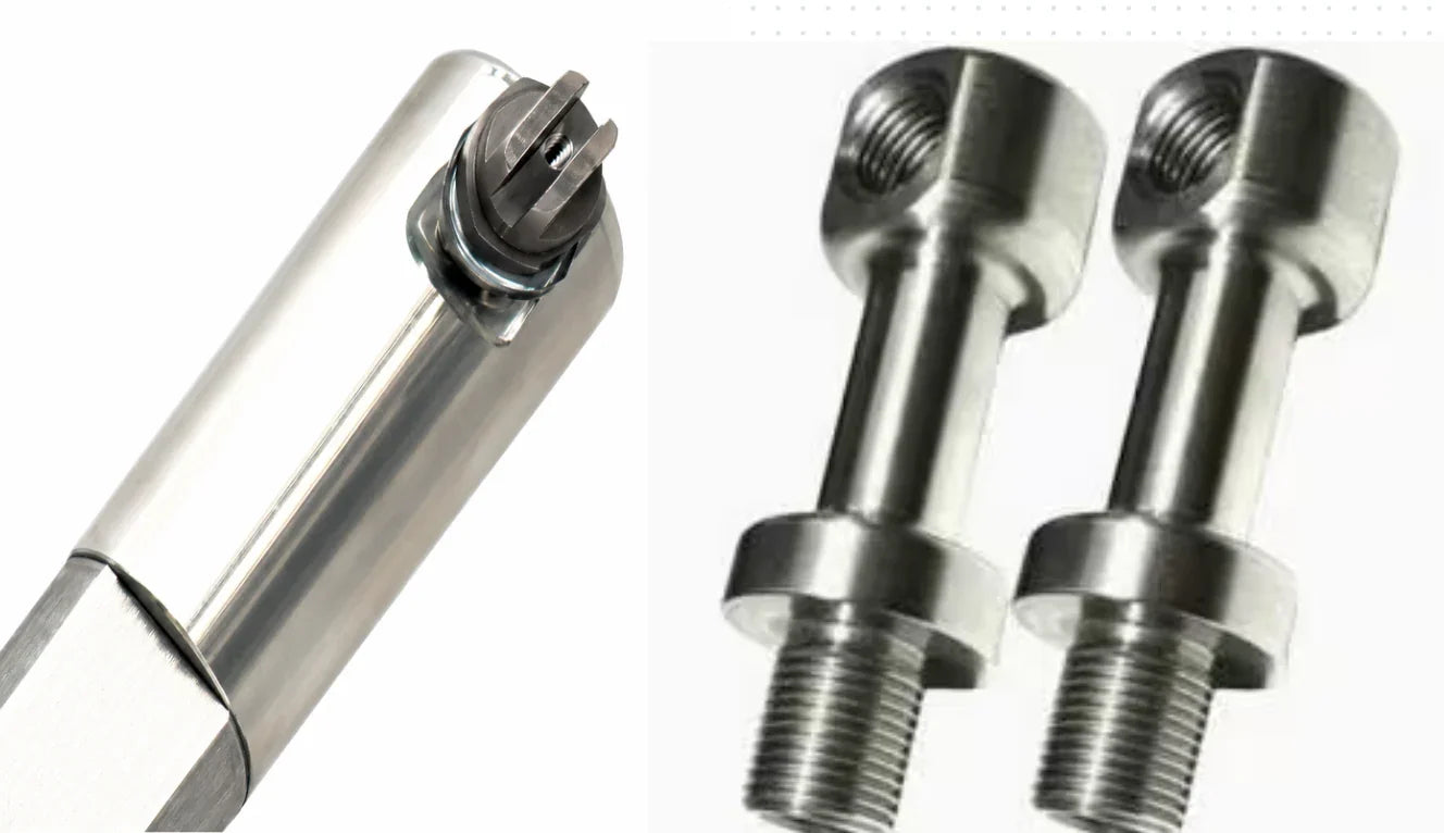 Stainless steel softwash nozzles and fittings for professional cleaning equipment
