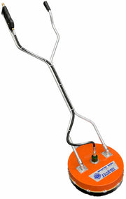 Orange Whisper Wash Classic Extreme softwash surface cleaner with dual handles and pressure washer attachment