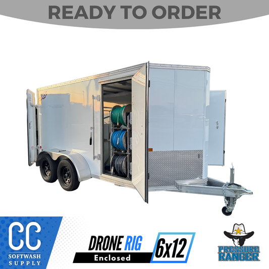 The Enclosed 6x12 Drone Trailer