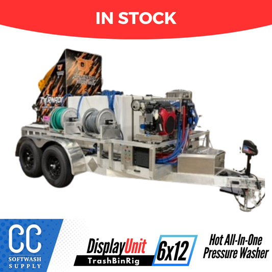 In Stock! 6x12 Gen2 Trash Bin Cleaning Rig