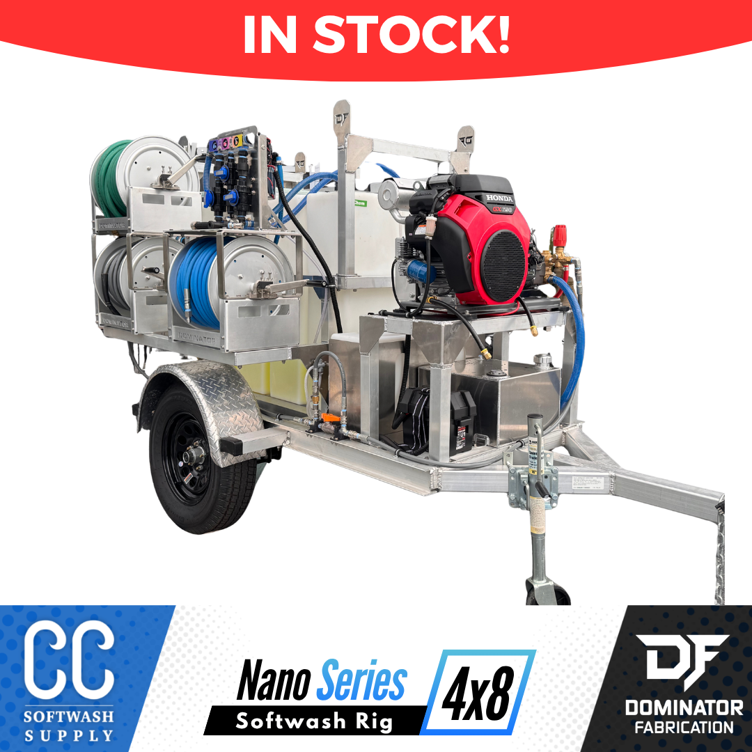 *IN STOCK* - The Nano 4x8' 5.5GPM Softwash Trailer