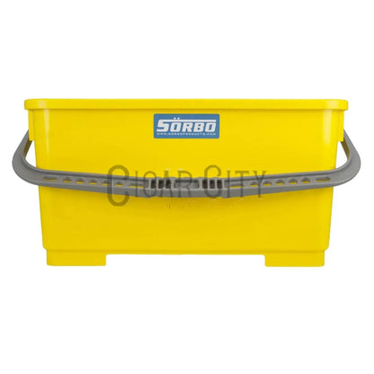Sörbo Bucket with Clips for Squeegee and Washer for Leif Cart - 18 Inch WindowCleaner.com