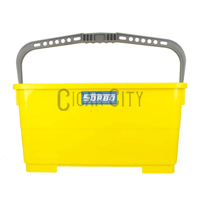 Sörbo Bucket with Clips for Squeegee and Washer for Leif Cart - 18 Inch WindowCleaner.com