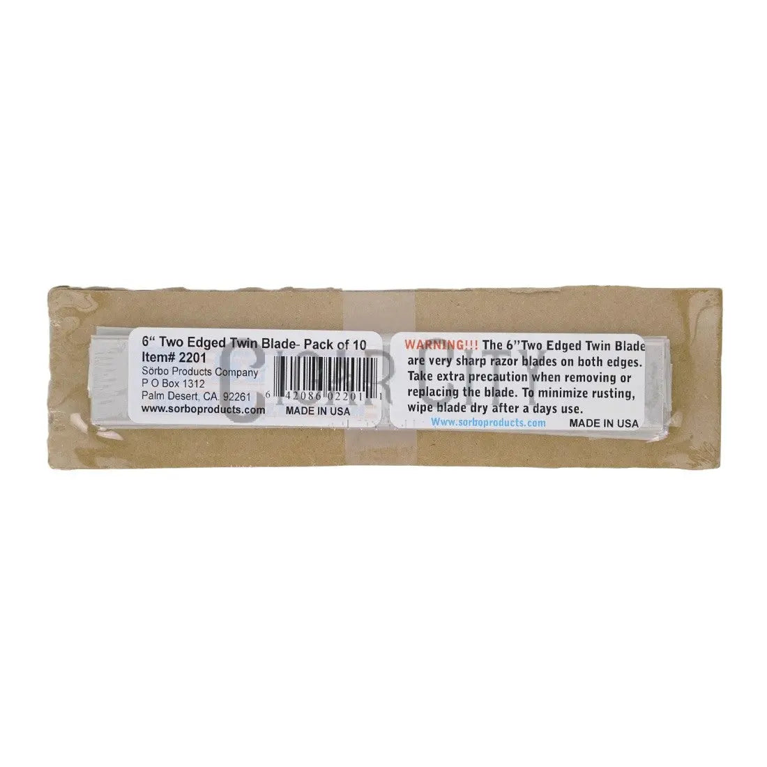 Sörbo Scraper Blades - 6 Inch WindowCleaner.com
