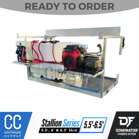 The Stallion 5.5' Pressure & Soft Washing Truck Bed Skid