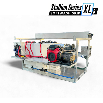 The Stallion XL 8' Pressure & Soft Washing Truck Bed Skid