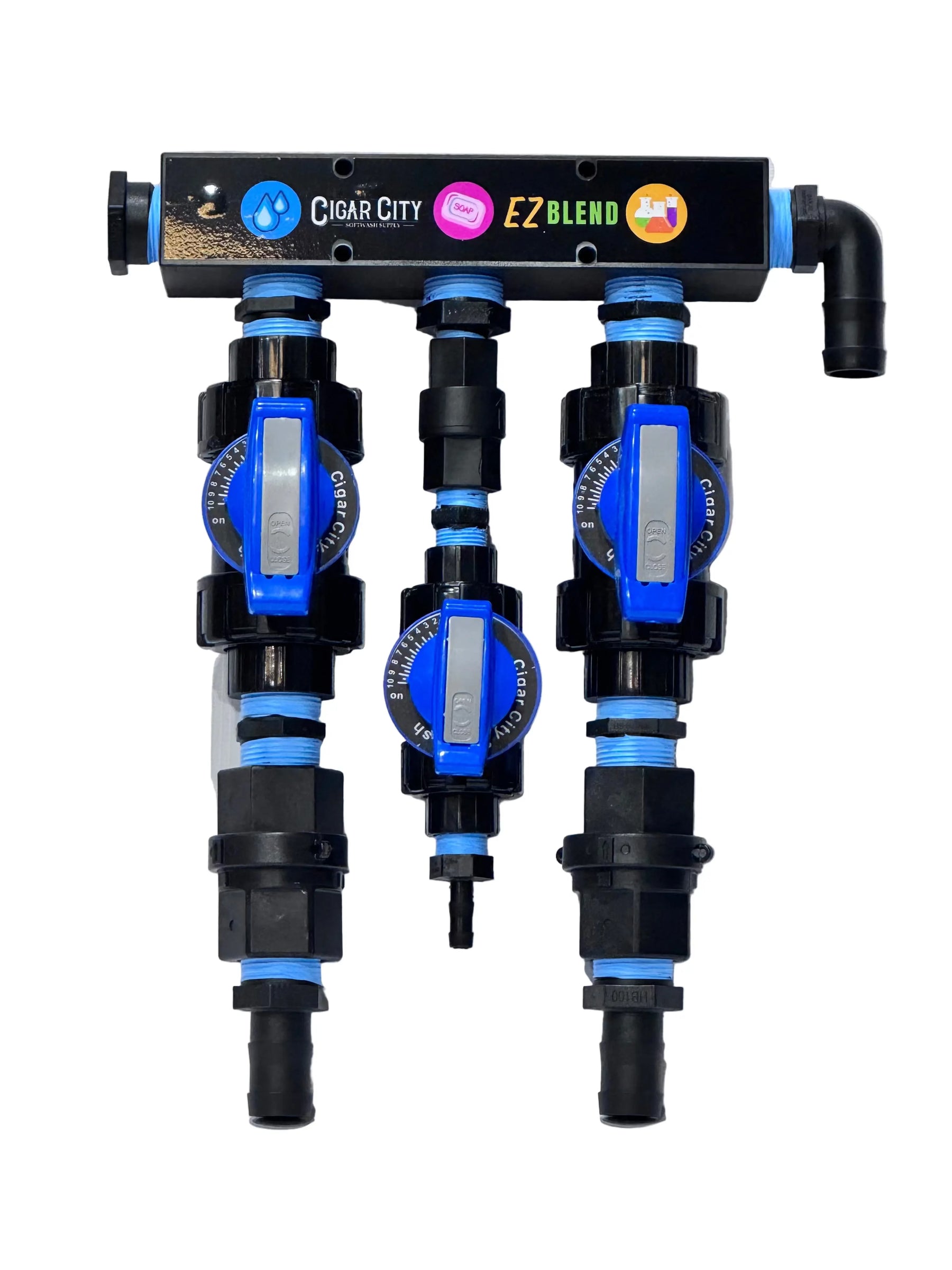 The Cyclone 1/2" Blend Mixing Softwash Proportioner – Compact Chemical Mixing System CigarCity Softwash