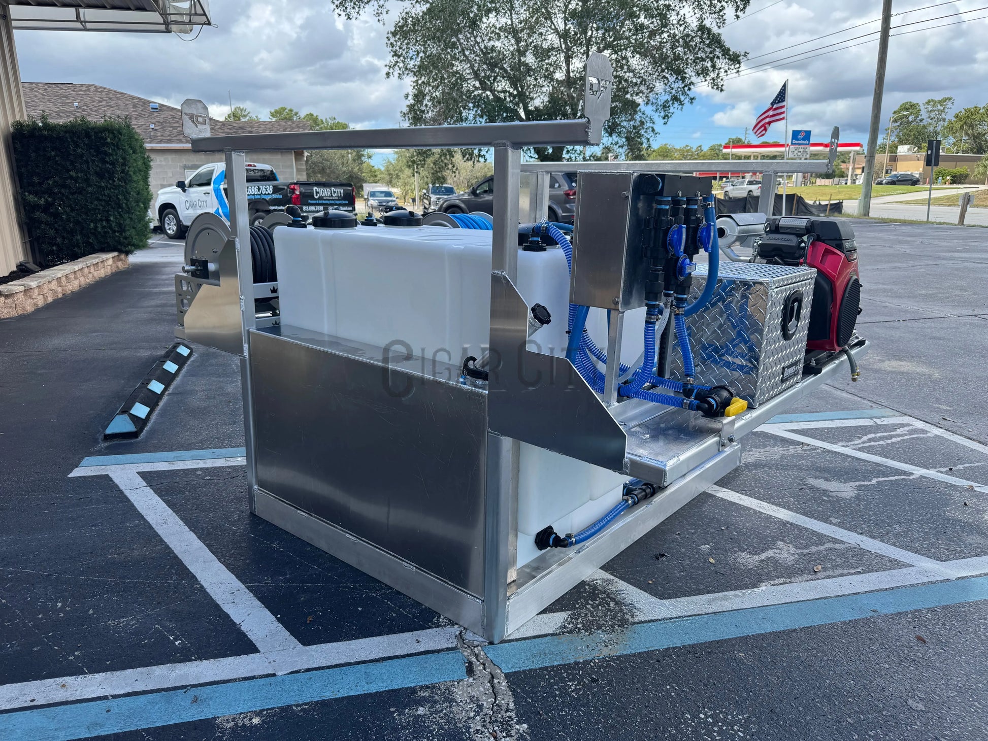 The Stallion 5.5' Pressure & Soft Washing Truck Bed Skid Cigarcity Softwash