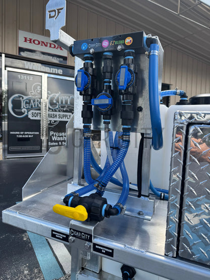 The Stallion 5.5' Pressure & Soft Washing Truck Bed Skid Cigarcity Softwash