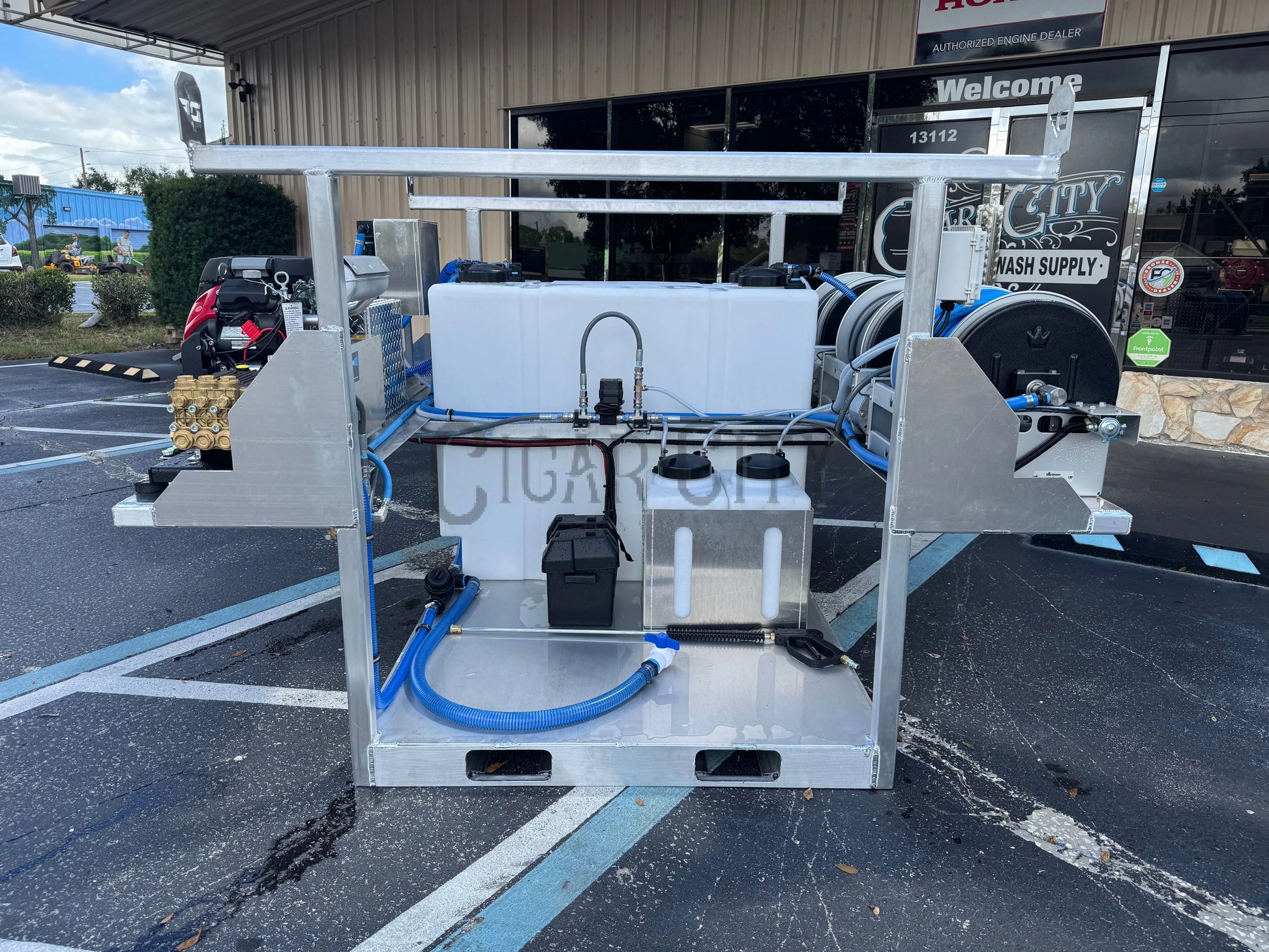 The Stallion 5.5' Pressure & Soft Washing Truck Bed Skid Cigarcity Softwash