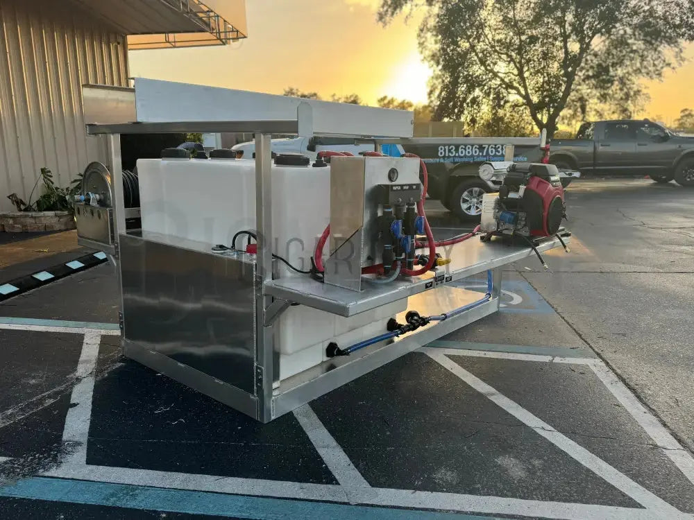 The Stallion XL 8' Pressure & Soft Washing Truck Bed Skid Complete Rigs Cigarcity Softwash.