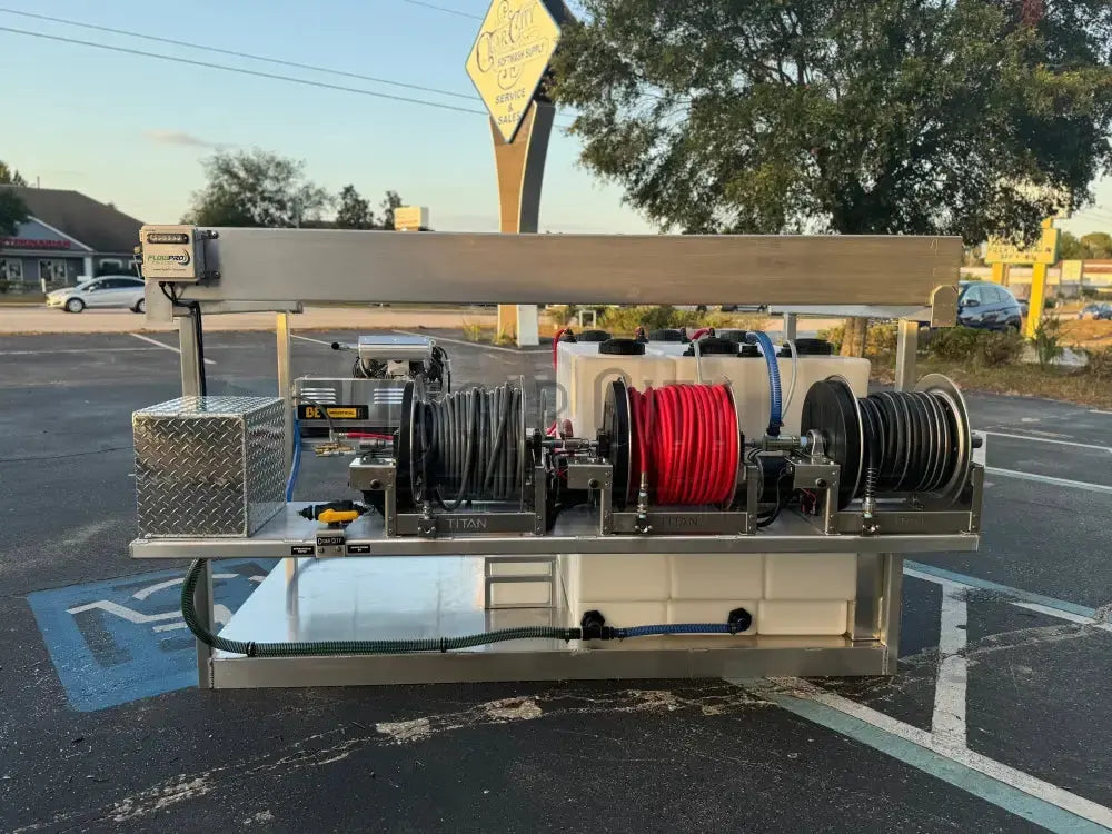 The Stallion XL 8' Pressure & Soft Washing Truck Bed Skid Complete Rigs Cigarcity Softwash.