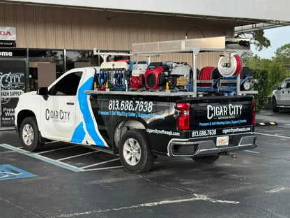 The Stallion XL Ultimate 8' Pressure & Soft Washing Truck Bed Skid Complete Rigs Cigarcity Softwash.