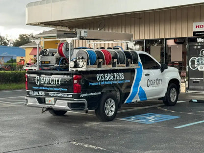 The Stallion XL Ultimate 8' Pressure & Soft Washing Truck Bed Skid Complete Rigs Cigarcity Softwash.