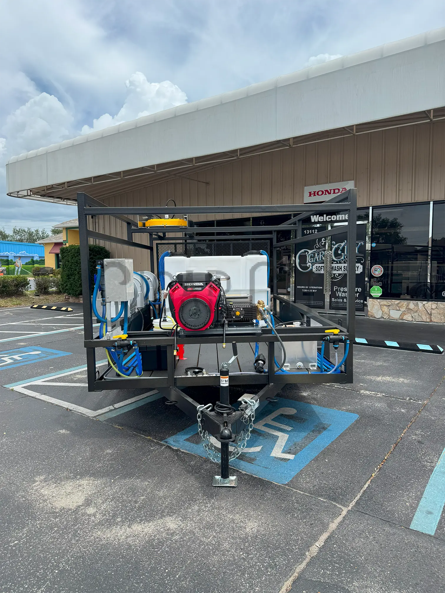 The Starter Series - Tandem Axle Pressure Washing Trailer - Cigarcity Softwash