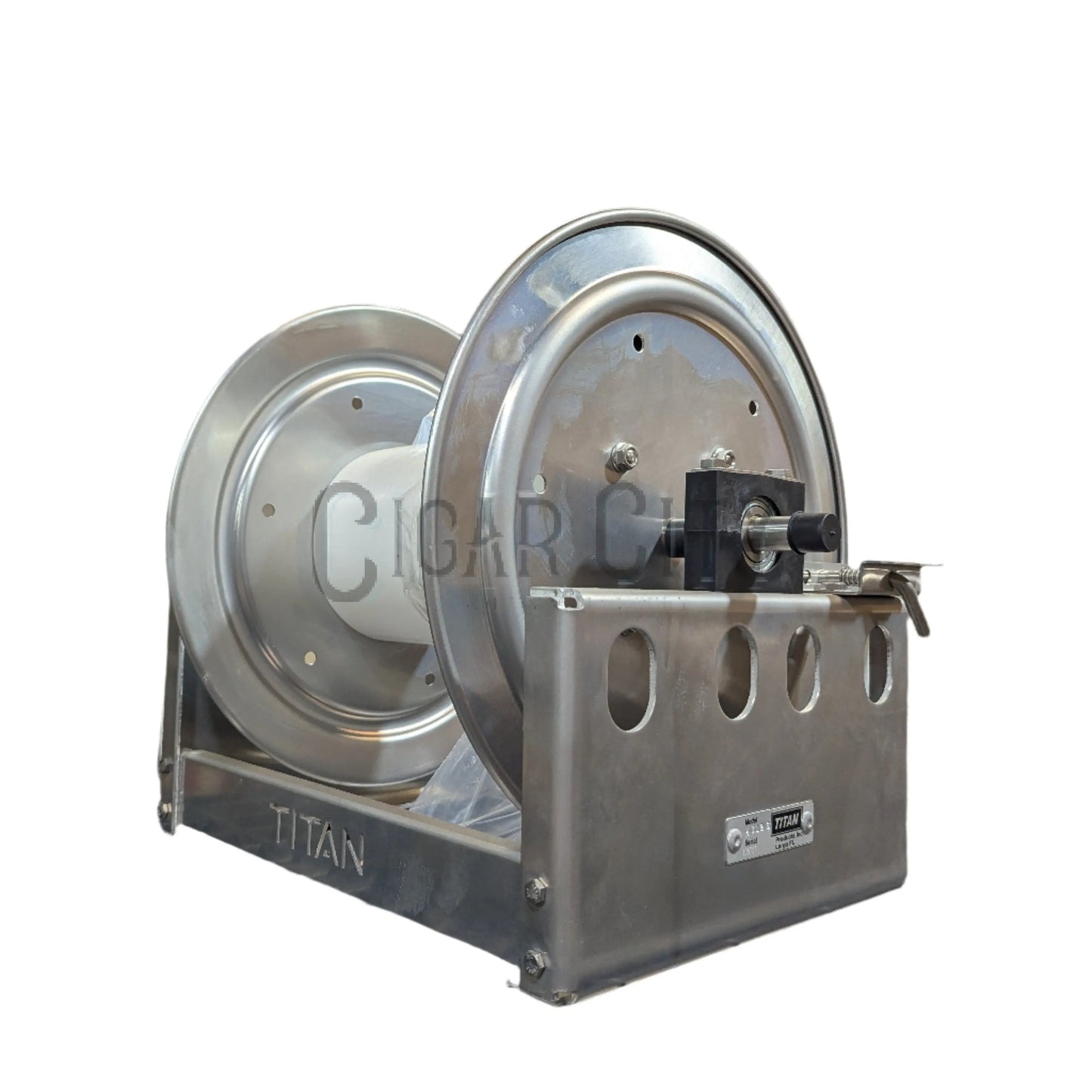 Titan 12" Manual Reel, 1/2" Manifold 4312S - Cigarcity Softwash